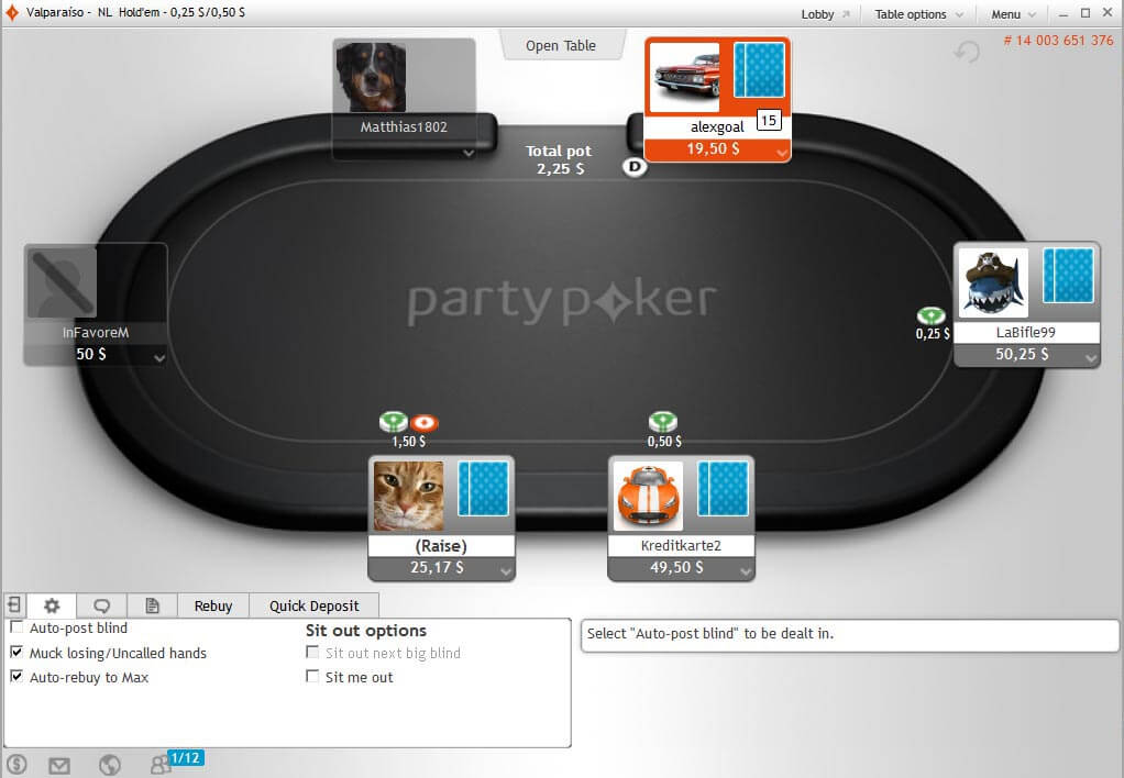 Пати Покер. Partypoker зеркало.